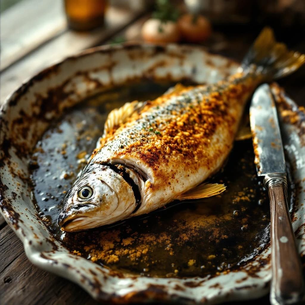 Fried Fresh Caught Trout