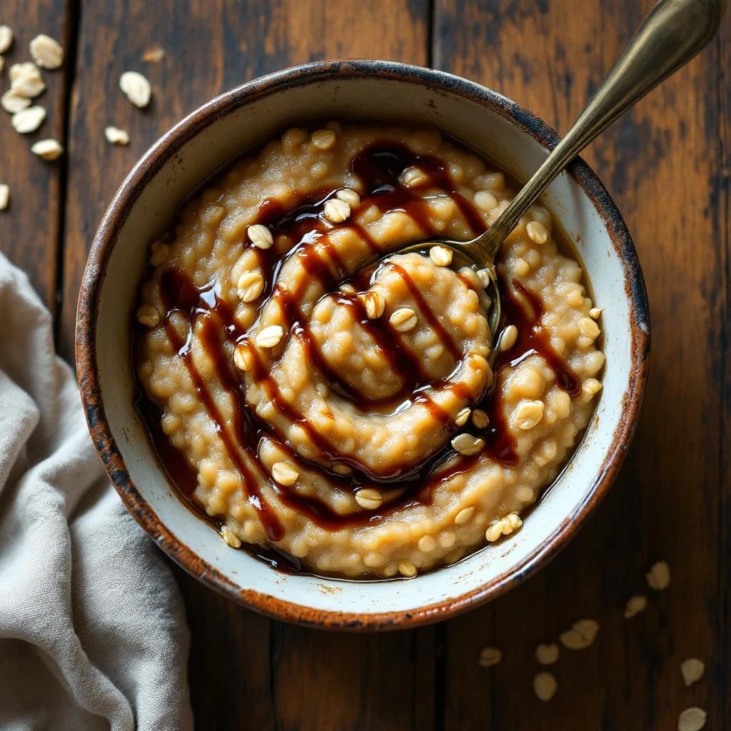 Oatmeal Porridge with Molasses